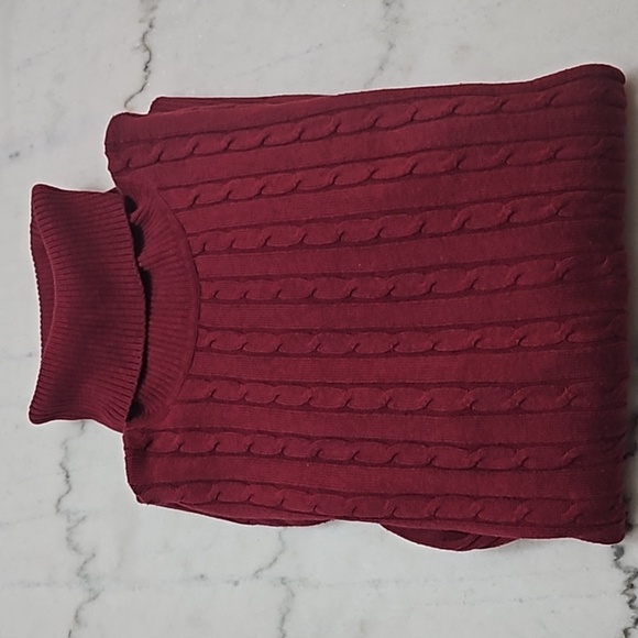 Turtleneck Ribbed sweater, fitted size Medium - Picture 4 of 4